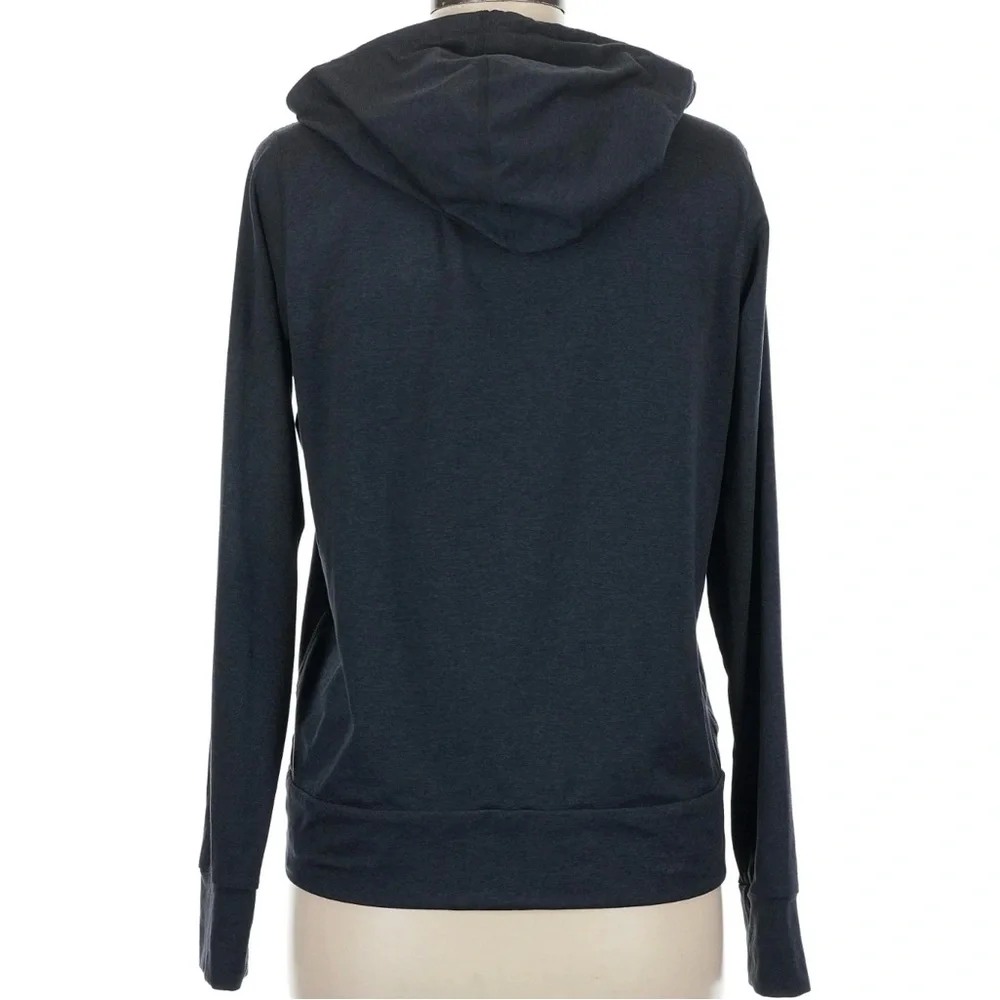 Vuori Halo Performance Hoodie 2.0 Women's  Blk Heather Full Zip DreamKnit Medium - Picture 3 of 7